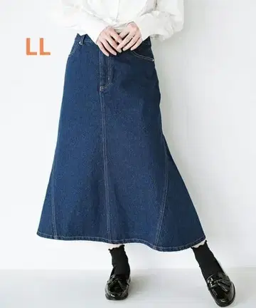 haco! que made me 플레어 데님 스커트 펠리시모