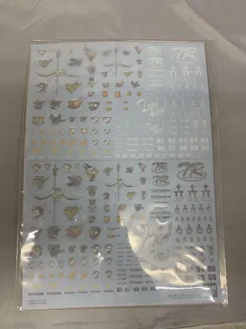 [ 미개봉 ] 건담 데칼 디럭스 DX09 ADVANCE OF Z