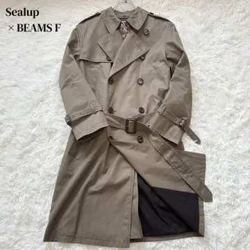 새상품급 Sealup x BEAMS F 별주 트렌치코트 46 이탈리아제