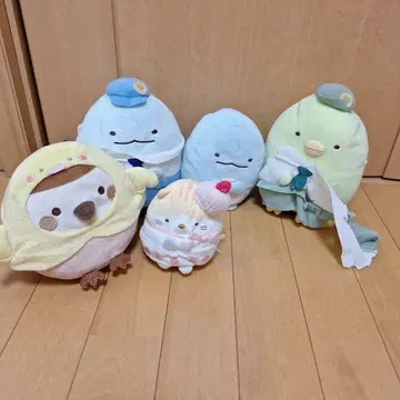 스미코구라시 봉제 인형 5체 세트