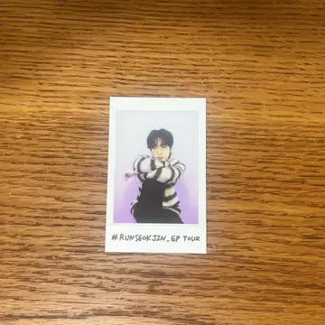 #RUNSEOKJIN_EP_TOUR 폴라로이드 BTS 진