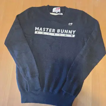 캐시미어 100% 따뜻한 부드러운 MASTER BUNNY 블랙 니트