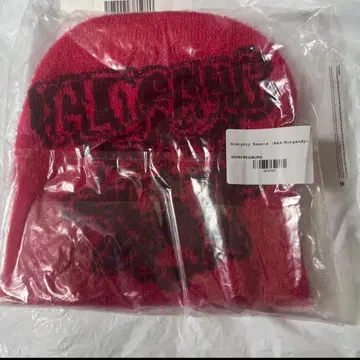 정품 Glo Gang Almighty Beanie 빨간색 글로갱