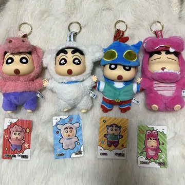 4종 세트 짱구는 못말려(크레용 신짱) toptoy