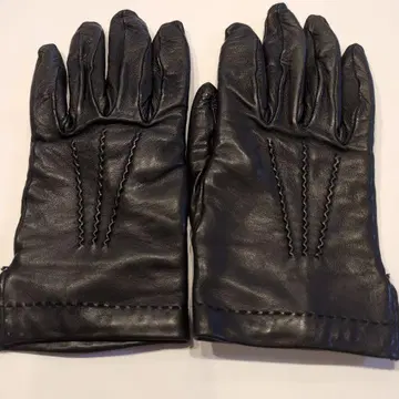 천연 가죽 블랙 장갑