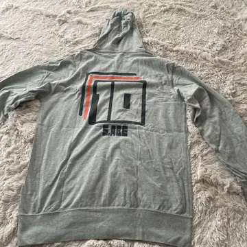 아베 신노스케 10 후드티 그레이