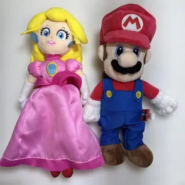 마리오&피치 공주 봉제 인형