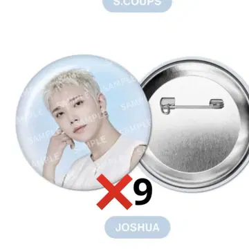SEVENTEEN 조슈아 캔뱃지 서울 콘 굿즈 NEW_