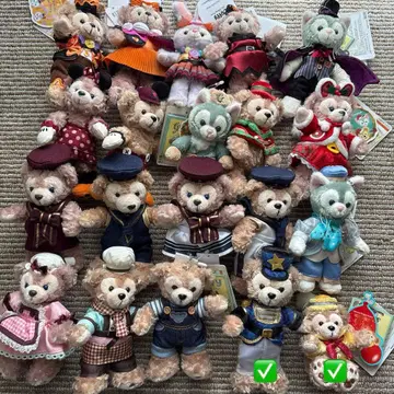 더피 인형 배지 세트 택 포함 있음