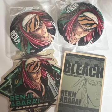 BLEACH 라메키라 캔뱃지 트래블 스티커 아바라이 렌지