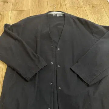 무인양품 XL 사이즈 블랙 면 100% 가디건