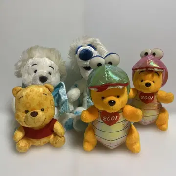 푸우 봉제 인형 세트