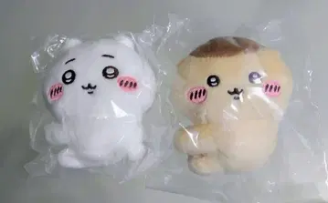 새상품 치이카와 (먼작귀) 밤만쥬 클립 봉제 인형 2개 세트