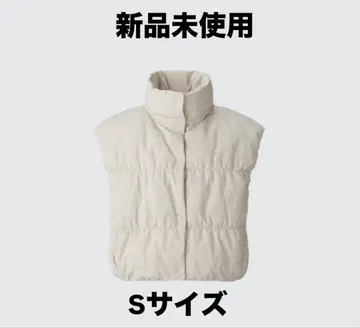미사용 새상품 UNIQLO C 다운 크롭 베스트 S 사이즈