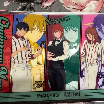 체인소 맨 라운드 원 콜라보 런치 매트