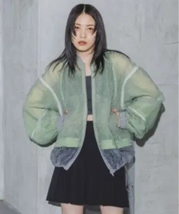 지나시스 2WAY 시어 블루종/113192