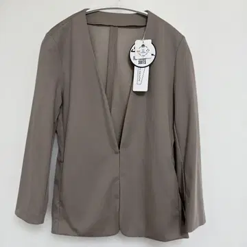 노카라 자켓 M 사이즈 베이지
