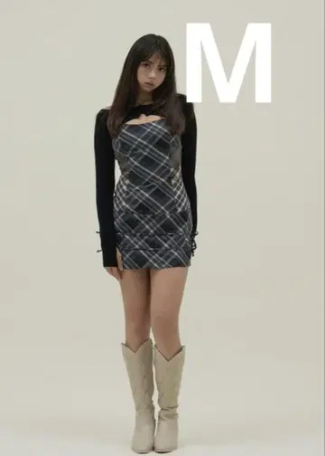 andmary 아인 세트 미니 드레스 M