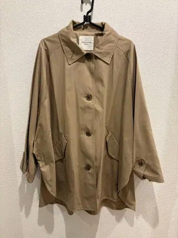 FREAK'S STORE 케이프 코트 베이지