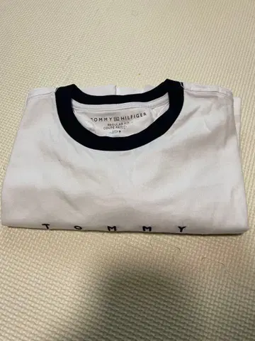 TOMMY HILFIGER 화이트 T셔츠 M