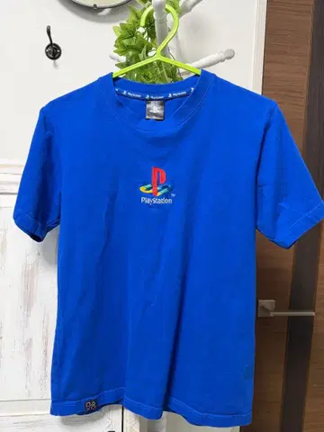 PlayStation 로고 파랑 티셔츠