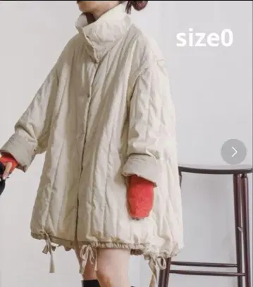 아이보리 퀼팅 자켓 size 0