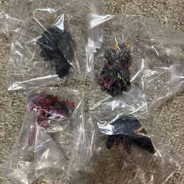 제일복권 고질라 헤드 마그넷 4종 컴플리트
