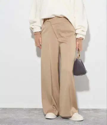 [ 새상품 ] plage wrap loose 팬츠 베이지 랩 루즈