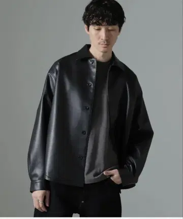 나노 유니버스 인조 가죽 CPO 자켓