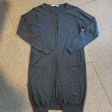 evam eva 그레이 롱 가디건