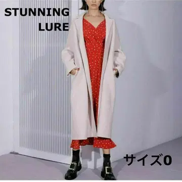 스터링 루어 테일러 리버 코트 핑크 베이지 사이즈 0