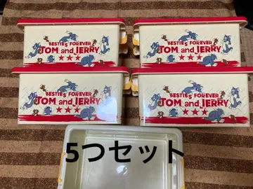 톰과 제리 수납 컨테이너 박스 5개