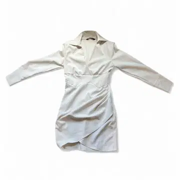 ZARA 화이트 셔츠 원피스 긴팔