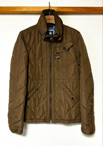 G-STAR RAW M 충전솜 퀼팅 자켓 카멜