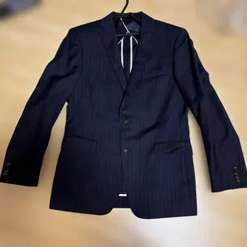 ANGELICO SUPERLUX 스트라이프 네이비 수트
