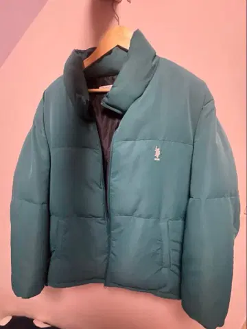 U.S. POLO ASSN. 다운 자켓 L 그린
