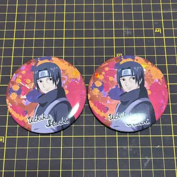 NARUTO 나루토 질풍전 캔뱃지 우치하 이타치 2점 세트
