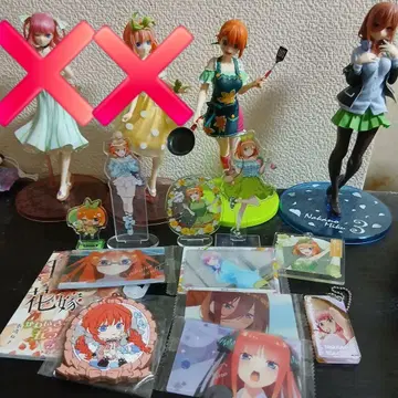 5등분의 신부 묶음 판매 피규어 아크릴 스탠드 카드 키링