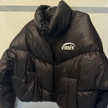 emis 블랙 다운 자켓