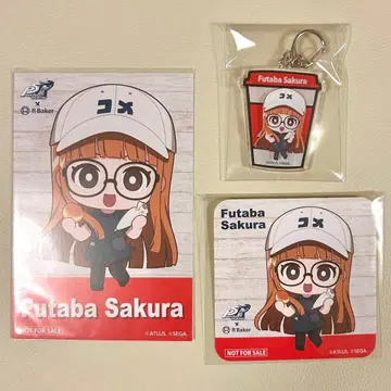 P5R 콜라보 카페 R Baker 사쿠라 후타바 네비