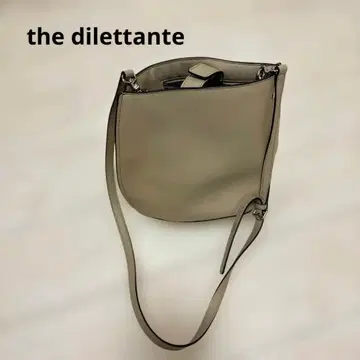 더 딜레탕트 베이지 숄더백 조정 가능 스트랩