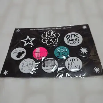 OTOKO GUMI 2023 캔뱃지 세트 B 10개