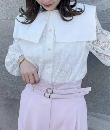 eimy istoire 레이스 세일러 블라우스