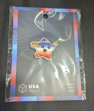 오사카 만박 EXPO 미국관 핀 배지 스파크 USA 타코야키