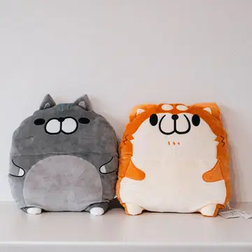 본레스 개와 본레스 고양이 쿠션 세트