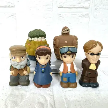 [천공의 성 라퓨타] 손가락 인형 6종 세트 미사용 묶음 판매