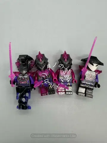 정품 레고 닌자고 뱅가리스 아스피라 블루 미니 피규어