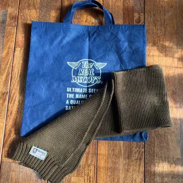 더 리얼 맥코이 McCoy's 올리브 니트 머플러