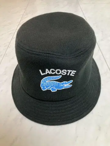 LACOSTE 블랙 버킷햇