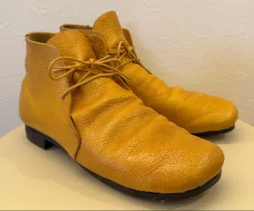 KOOS 코스 미들컷 부츠 천연 가죽 카멜 39